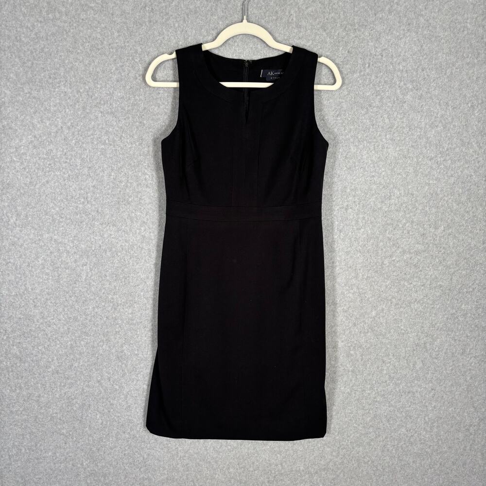 Anne Klein Dress 6P Knee Stretch Basic Capsule Minimal Quiet Career Church
